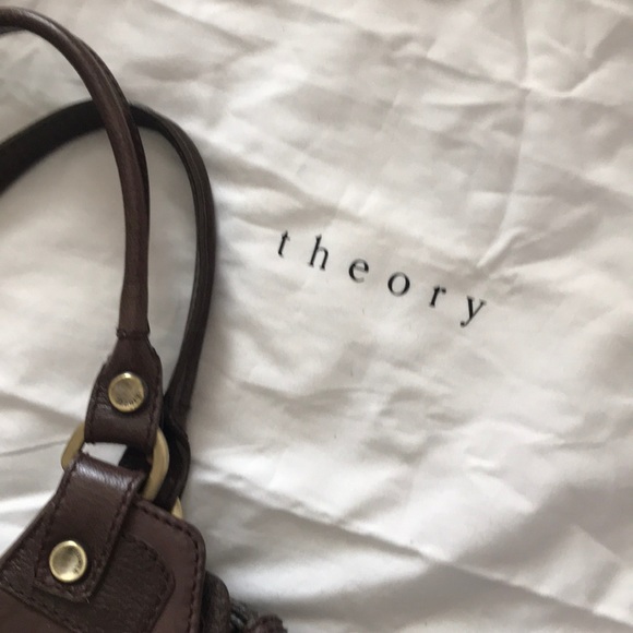 Theory Leather Bag w/Dust Bag - Picture 8 of 9